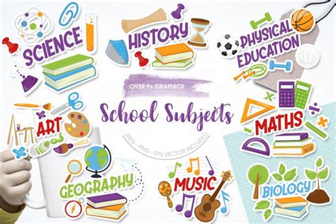 School Subjects Graphic & Illustration - Sublimation