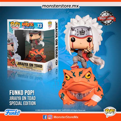 Funko POP! Naruto Shippuden: Jiraiya on Toad #73 Exclusive – MonsterStoreMx