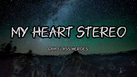 my Heart Stereo (lyrics + slowed) - YouTube