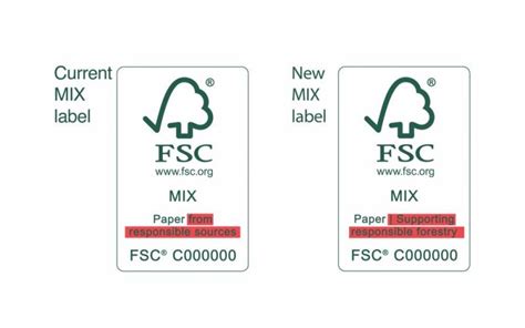 FSC updates mix label to highlight responsible forestry - Pulp and ...