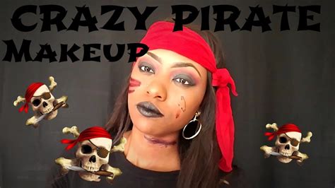 Crazy Pirate Makeup Tutorial - YouTube