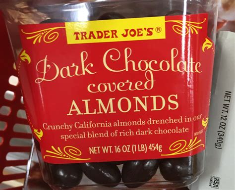 Trader Joe's Dark Chocolate Almonds - Trader Joe's Reviews