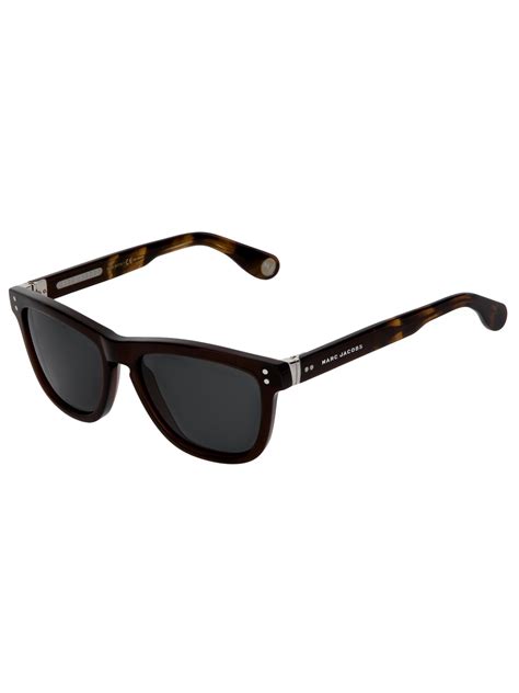 Marc Jacobs Wayfarer Sunglasses in Black for Men | Lyst