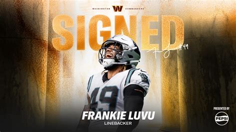 Commanders sign LB Frankie Luvu