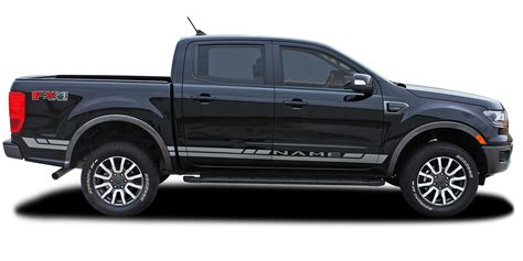 2019 2020 2021 2022 2023 2024 Ford Ranger Stripes RAPID Side Door Body ...