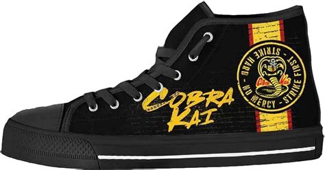 The Karate Kid Cobra Kai High Top Canvas Shoes for Men Women Gift Idea