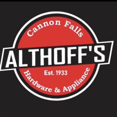 Althoff Hardware | Cannon Falls MN