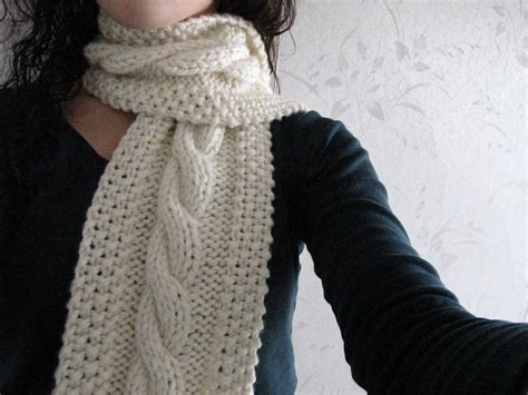 Cable Knit Scarf Pattern | A Knitting Blog