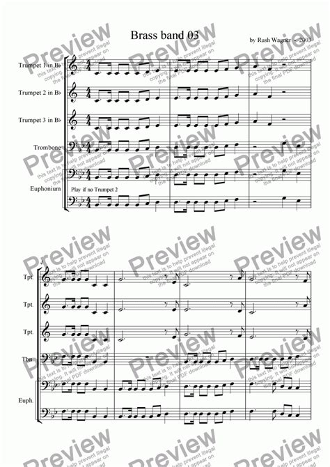 Brass band 03 - Download Sheet Music PDF file