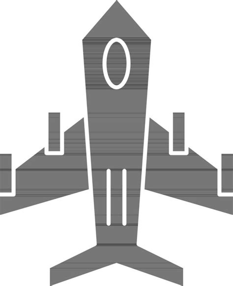 Fighter Jet Icon In black and white Color. 24471588 Vector Art at Vecteezy