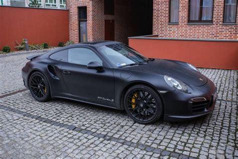 Stunning Matte Black Porsche 911 Turbo S! - GTspirit