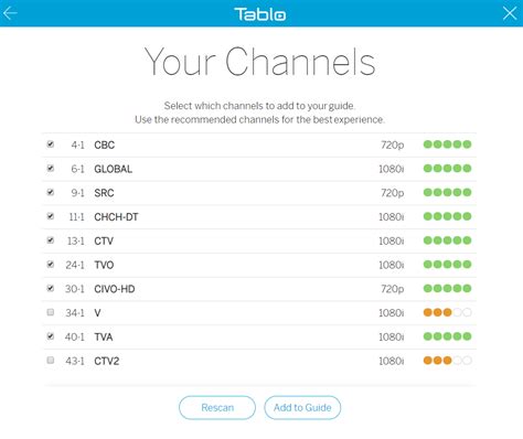 First Time Setup – Tablo