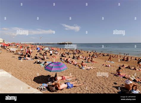 Brighton Beach England UK Stock Photo - Alamy