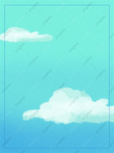 Background Langit Biru Sederhana Dan Desain Latar Belakang Batas Awan ...