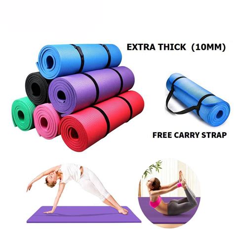 TM046 Yoga Mat Gym Exercise Fitness Workout Non Slip Yoga Mat Tikar Tilam Yoga Tikar Senaman ...