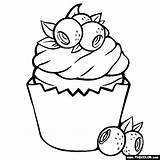 Muffin Coloring Pages For Kids sketch template