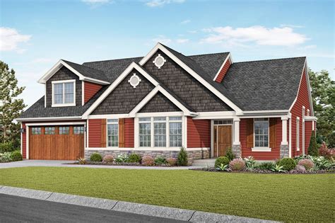 Craftsman Style House Plan - 3 Beds 3 Baths 2193 Sq/Ft Plan #48-957 ...