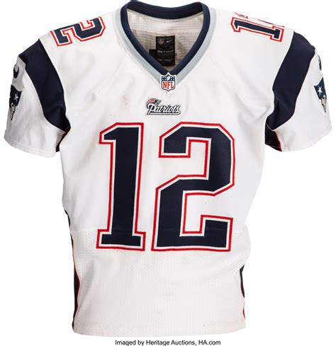 2013 Tom Brady Game Worn New England Patriots Jersey Photo Matched ...