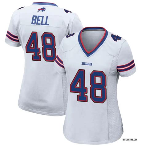 Women's Mike Bell Buffalo Bills Jersey - White Game