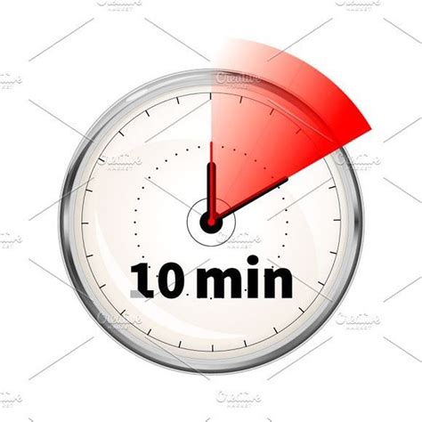 10 minutes timer icon | 10 minute timer, Timer, Timer clock