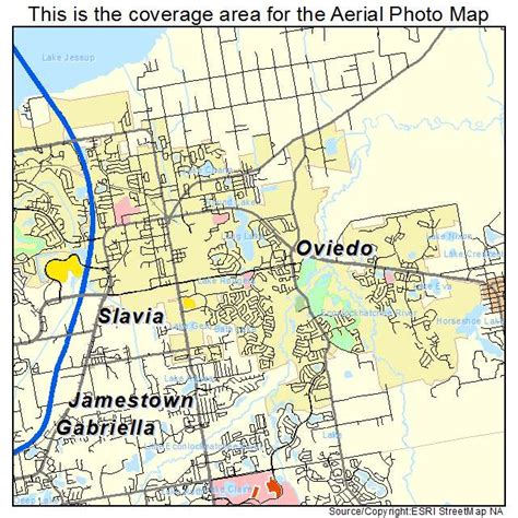 Aerial Photography Map of Oviedo, FL Florida