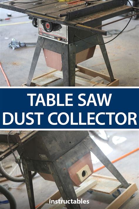 Table Saw Dust Collector in 2024 | Table saw dust collection diy, Table saw accessories ...