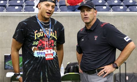 Chiefs’ Patrick Mahomes attends Texas Tech’s comeback win over Houston