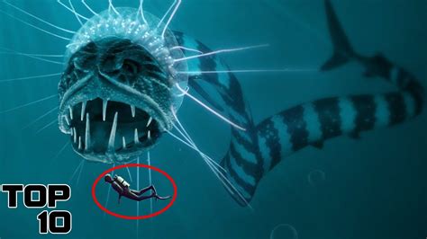 Top 10 Creepy Deep Sea Creatures That SHOULDN'T Exist - YouTube