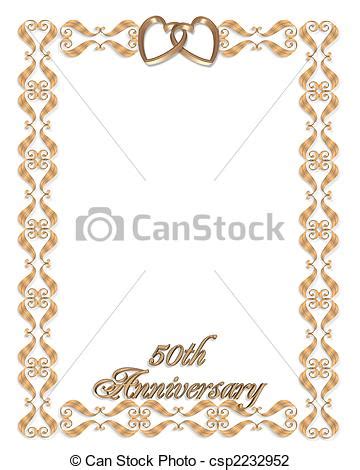 50th wedding anniversary invitation clip art free 20 free Cliparts ...