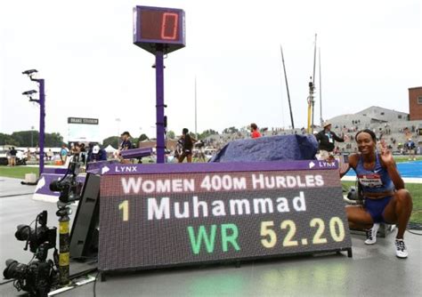 Hurdles record 'just the beginning' says Muhammad - Breitbart