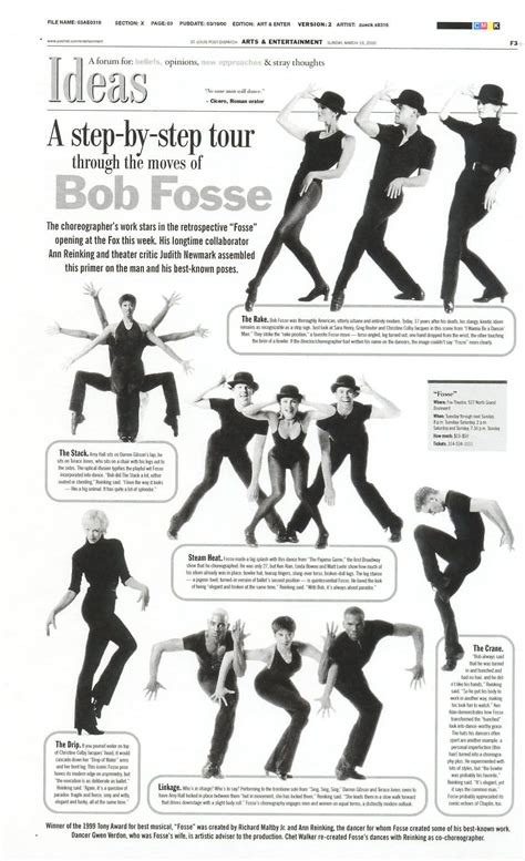 Step-by-step Bob Fosse Dance Poster? - Yahoo Answers | Dance technique ...