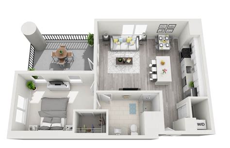 100+ Small Studio Apartment Layout Design Ideas - home design | Apartment layout, Sims house ...