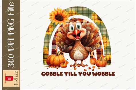 Gobble Till You Wobble Graphic by Mirteez · Creative Fabrica