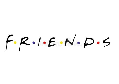 Friends Logo editorial photo. Illustration of anime - 132621611