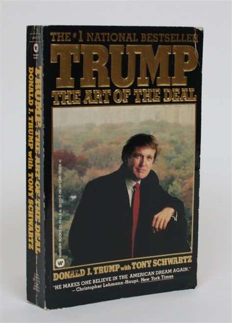 The Art Of the Deal by Donald with Tony Schwartz Trump - 1989 - from ...