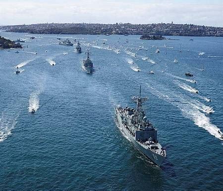 Naval Fleet Review Draws To A Close