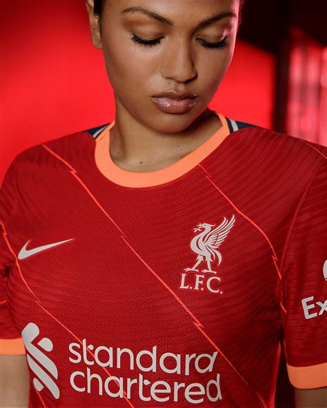 : Liverpool Players Model New 2021 22 Nike Home Kit Liverpool FC ...