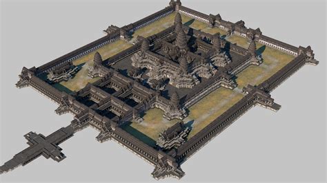 3D angkor wat - TurboSquid 1585703