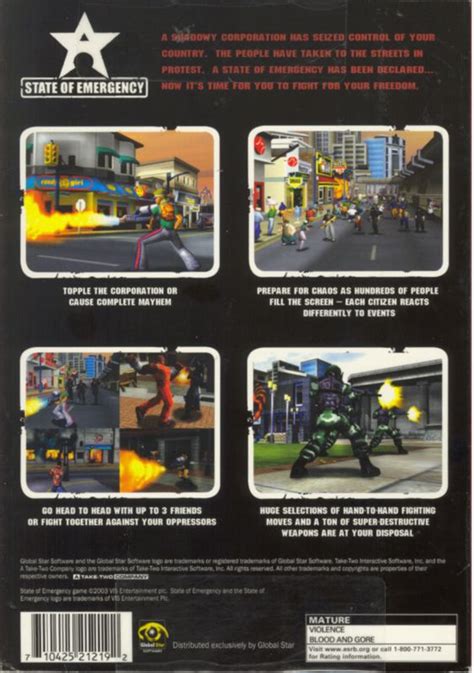 State of Emergency (2002) box cover art - MobyGames