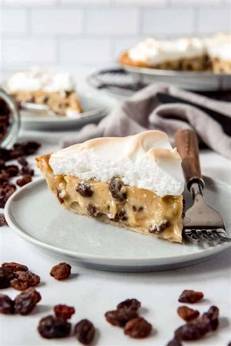 Raisin Cream Pie - House of Nash Eats