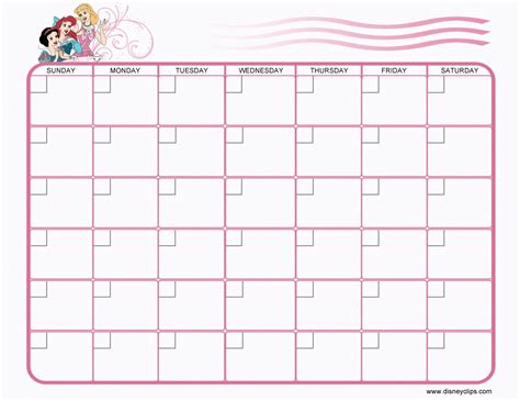 Blank Countdown Calendar Printable - Printable Template Calendar