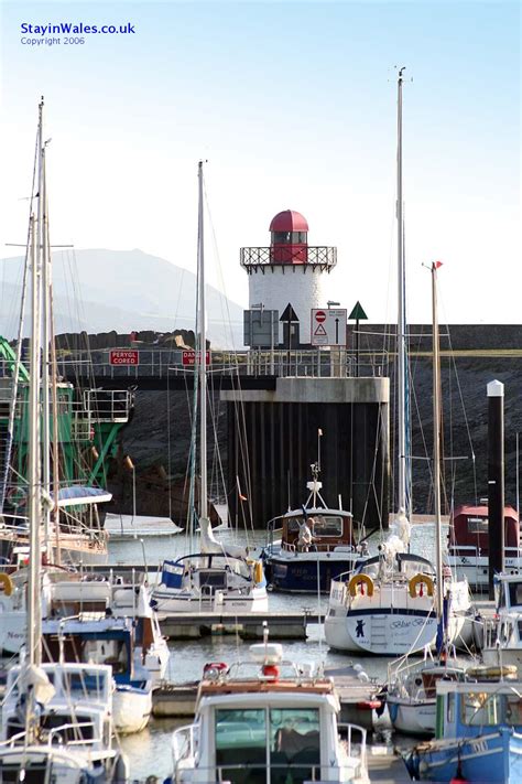 Harbour and lighthouse at Burry Port