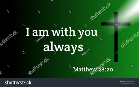 You Always Bible Verse Jesus Cross Stock Illustration 1946037202 ...