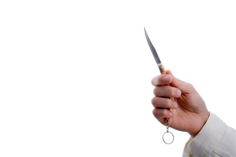 Hand holding a knife in hand 14876659 Stock Photo at Vecteezy