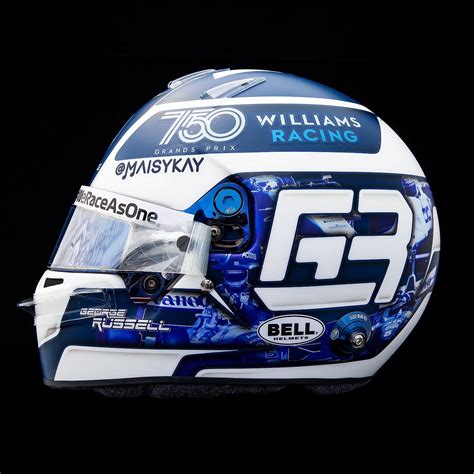 George Russell 2021 Monaco Grand Prix helmet · RaceFans