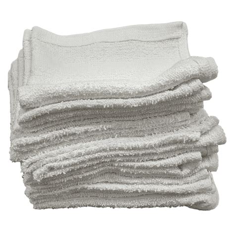 12 x 12 White Cotton Value Washcloth Rags - 1 LB Weight Per Dozen - 5 Dozen - Walmart.com ...