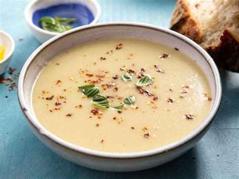 Roasted Garlic and Parmesan Rind Soup Recipe