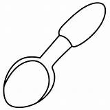 Colher Utensílios De Cozinha Desenho Animado Kawaii Anime Página Para  sketch template
