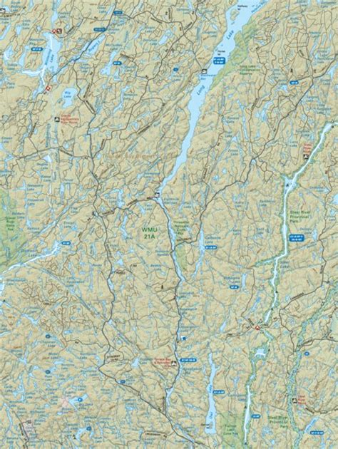 NWON32 Steel River Provincial Park - Northwestern Ontario Topo Map by ...