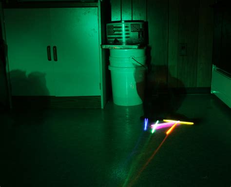 The Shadow & Colors | More playing with LED lights and glo-s… | Flickr